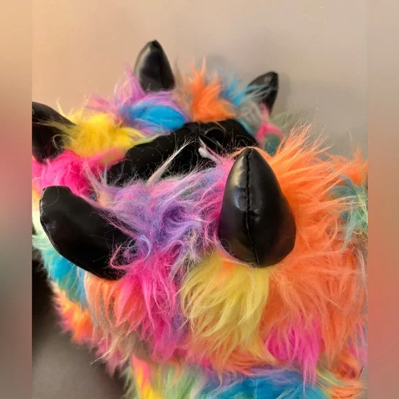 NWT George Fuzzy Monster Slippers adult small/medium - Picture 2 of 5